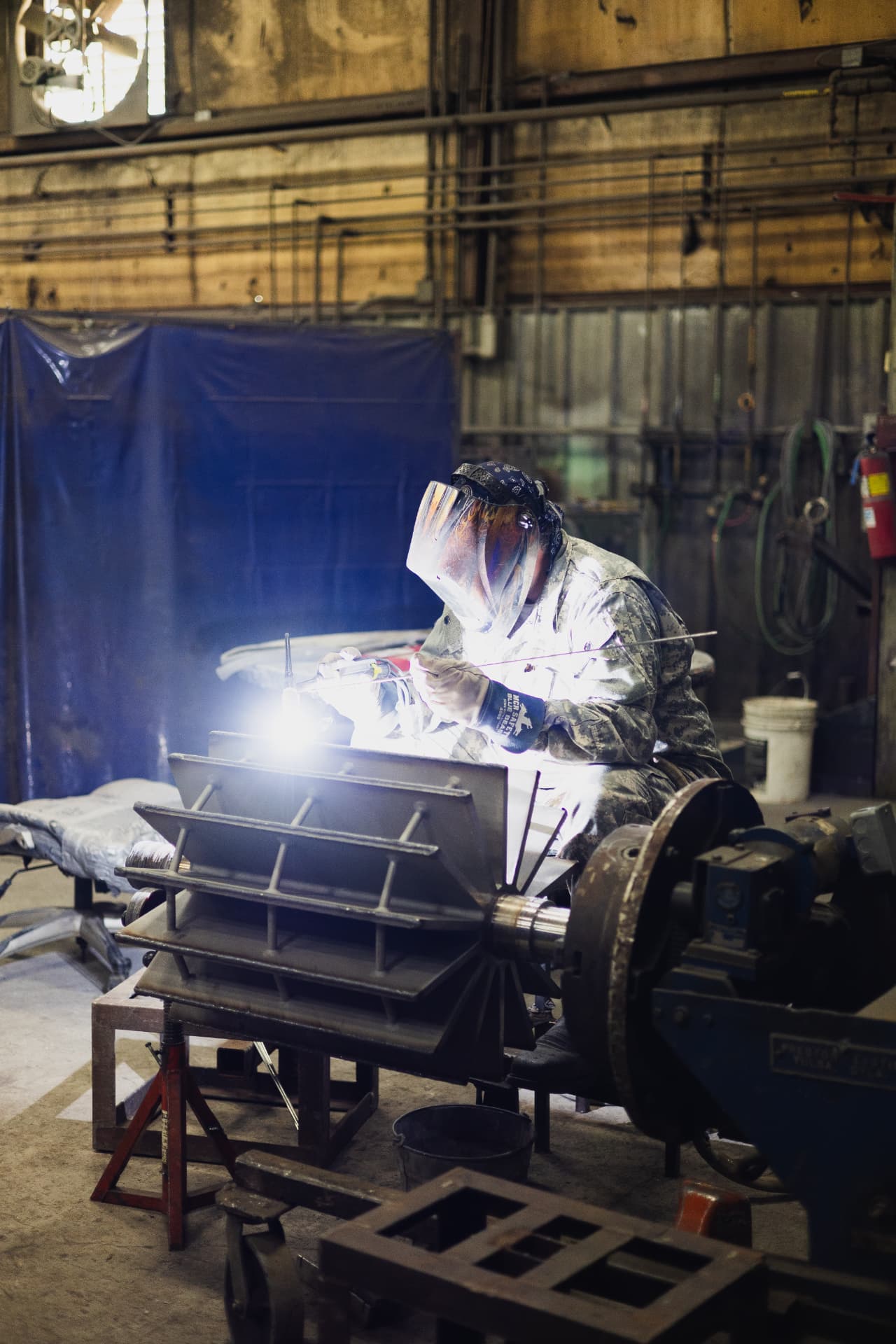 Welding and metal fabrication work